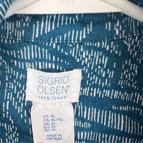 Sigrid Olsen Linen Top - Picture 7 of 7
